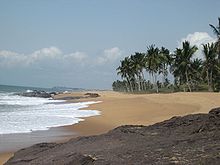 Beach in Ghana